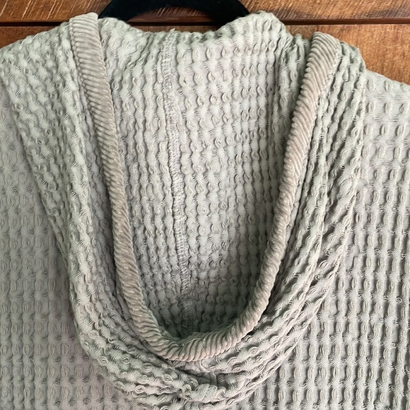 Mododoc gray cotton coat with hood. Size L - Picture 4 of 9